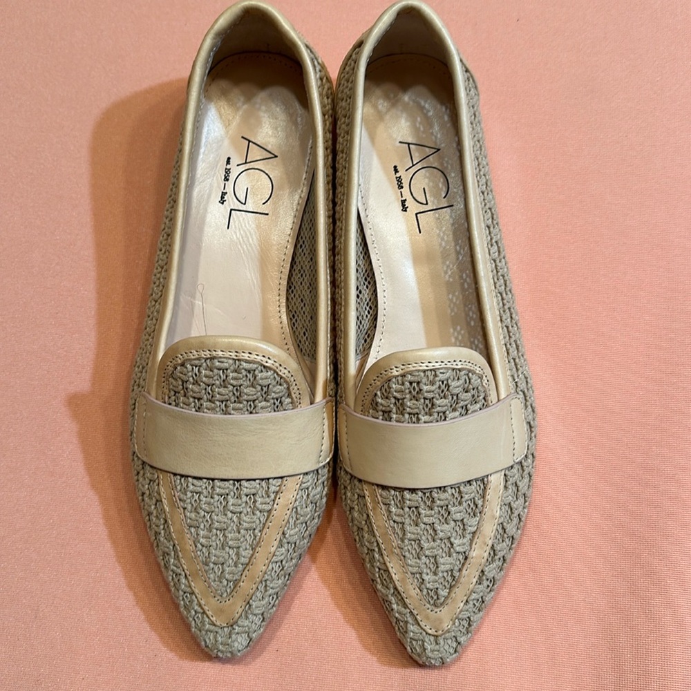 New AGL Shoes. Made in Italy. Size 37.5.